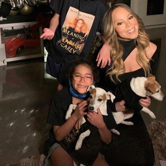 Mariah Carey et ses enfants Moroccan et Monroe Cannon.