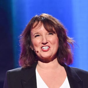 Exclusif - Anne Roumanoff - Anne Roumanoff fête ses 35 ans de carrière avec le spectacle "Anne Roumanoff & Co s'amusent" à l'Olympia de Paris le 4 décembre 2022. © Coadic Guirec/Bestimage