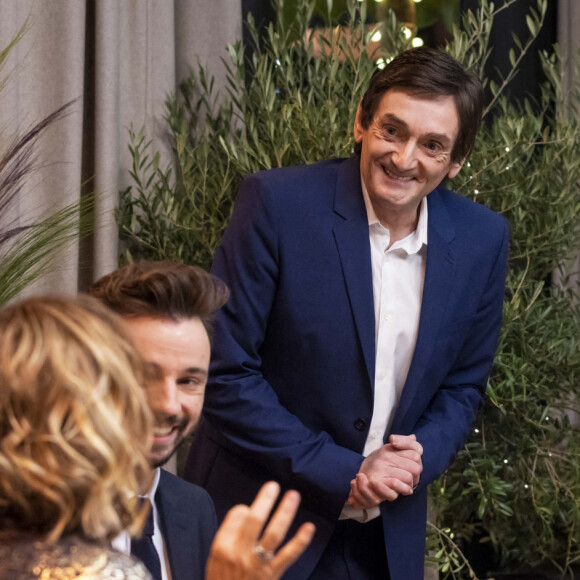 Exclusif - Marie-Anne Chazel, Tom Villa, Pierre Palmade, Jean-Pierre Darroussin - Jour 5 - Plateau - Enregistrement de l'émission "Le grand restaurant,  la guerre de l'étoile ", diffusée le 15 décembre sur M6 © Cyril Moreau / Bestimage