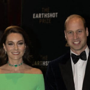 Le prince William, prince de Galles, et Catherine (Kate) Middleton, princesse de Galles, assistent à la 2ème cérémonie "Earthshot Prize Awards" à Boston, le 2 décembre 2022. 