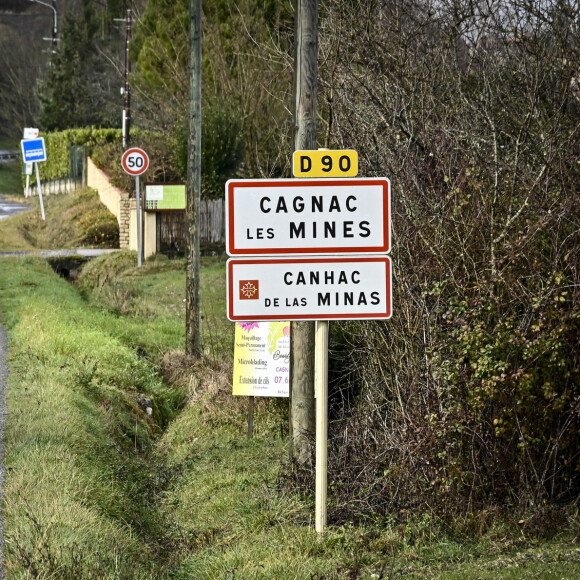 Vue générale de la maison de Delphine Jubillar à Cagnac les Mines, FRance, le 8 janvier 2022. © Thierry Breton/Panoramic/Bestimage 