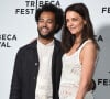 Katie Holmes et son compagnon Bobby Wooten III à la première de "Alone Together" lors du festival du film de Tribeca à New York