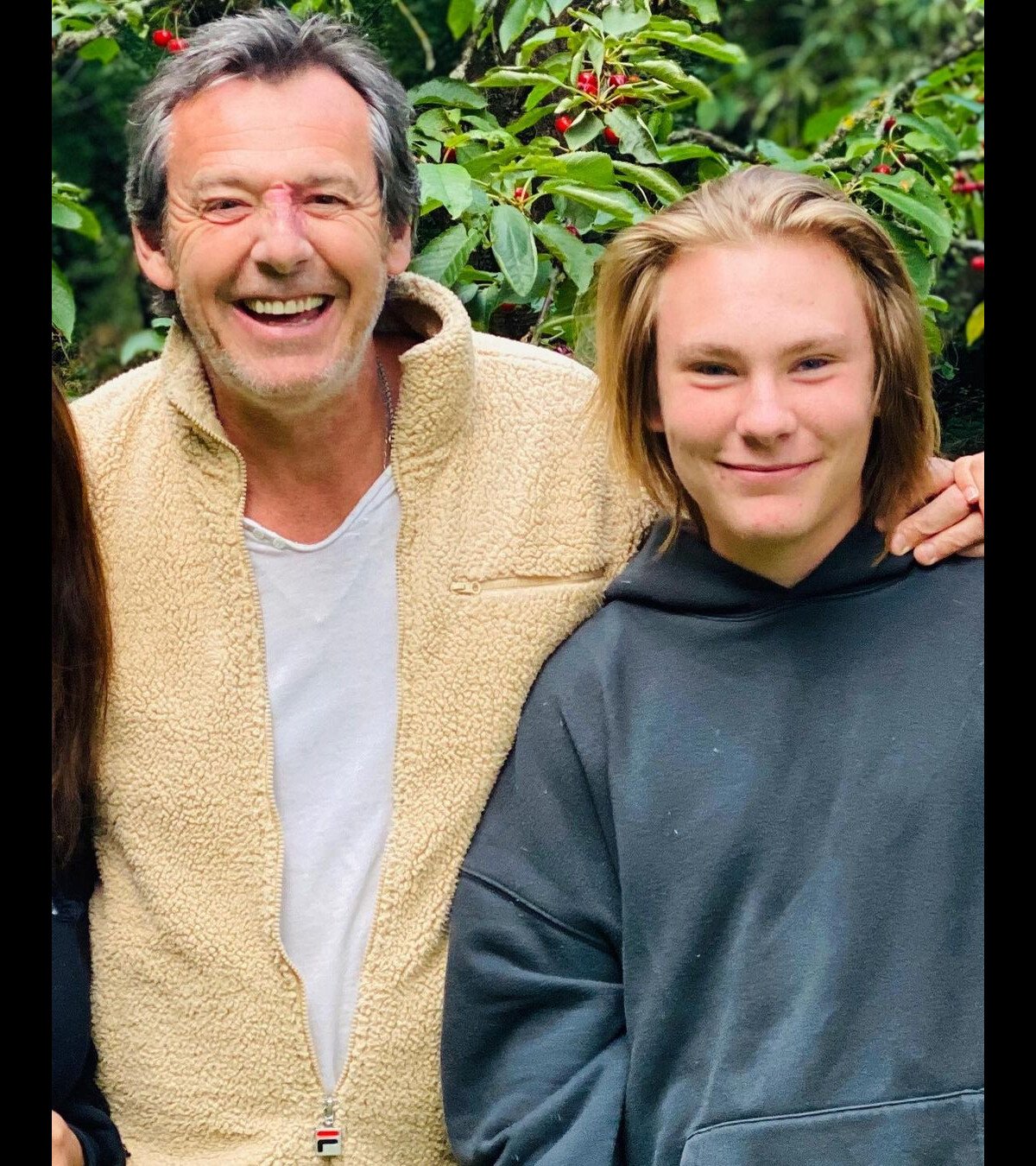 Photo JeanLuc Reichmann et son fils Swann Purepeople