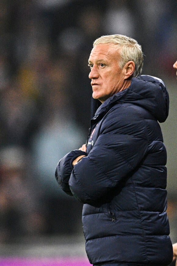 Didier Deschamps - Selectionneur (Fra) - L'équipe de France bat l'Afrique du Sud 5 à 0 lors d'un match amical au stade Pierre Mauroy à Villeneuve d'Ascq le 29 mars 2022. © JB Autissier /Panoramic/Bestimage