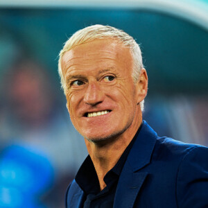 Didier Deschamps, sélectionneur et entraineur de l'équipe de France lors du match du groupe D opposant la France au Danemark lors de coupe de Monde au stade à Doha au Qatar. © Philippe Perusseau/Bestimage