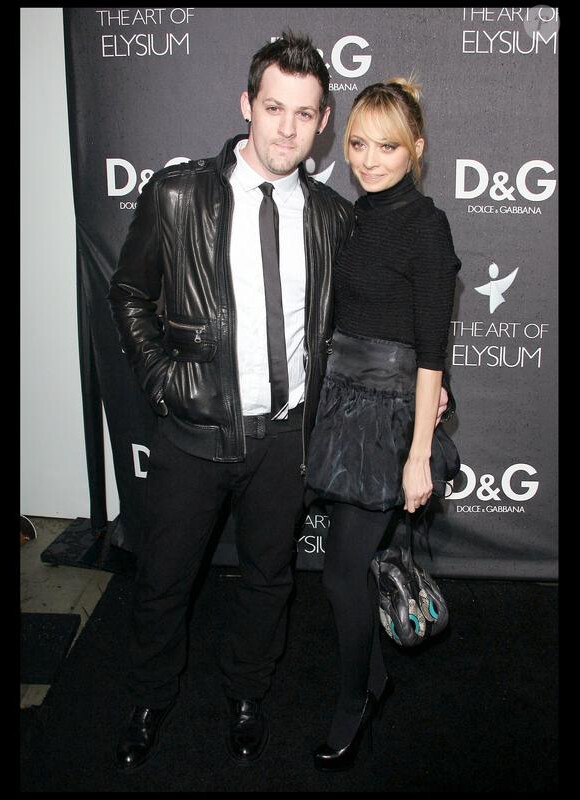 Nicole Richie et Joel Madden : En total look black, un couple assorti et... au top ! 
