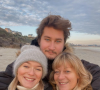 Ivana et Valmont, les enfants de Cauet, avec leur mère Virginie - Instagram