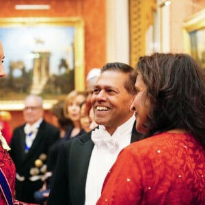 Catherine Kate Middleton, princesse de Galles - La famille royale d'Angleterre lors de la réception des corps diplômatiques au palais de Buckingham à Londres le 6 décembre 2022. 