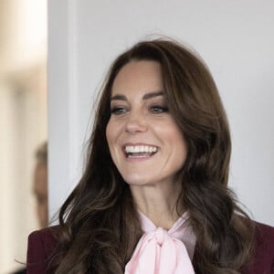 Kate Catherine Middleton, princesse de Galles - Le prince et la princesse de Galles en visite au centre Roca à Chelsea dans le Massachusetts, à l'occasion de leur voyage officiel aux Etats-Unis. Le 1er décembre 2022 