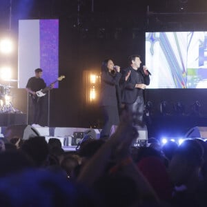 Exclusif - Mentissa, Patrick Bruel - Enregistrement du Concert pour la Tolérance 2022 à Agadir, diffusée le 23 décembre sur W9 © Jack Tribeca / Bestimage