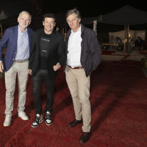 Exclusif - Thomas Valentin, Patrick Bruel, Nicolas de Tavernost - Backstage - Enregistrement du Concert pour la Tolérance 2022 à Agadir, diffusée le 23 décembre sur W9 © Jack Tribeca / Bestimage