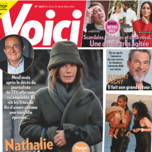 Couverture du magazine "Voici".