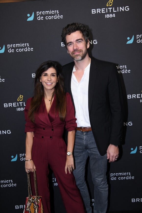 Exclusif - Reem Kherici et son compagnon Gilles Lemaire - Dîner de charité Breitling à la Samaritaine pour l'association "Premiers de Cordée" à Paris le 14 novembre 2022. L'associationPremiers de Cordée propose des animations sportives auprès des enfants hospitalisés. ADN de l'association depuis sa création, ce programme comprend de nombreuses actions pour initier un maximum d'enfants malades et/ou en situation de handicap à la pratique sportive. © Rachid Bellak/Bestimage 