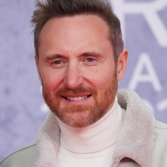 David Guetta - Les personnalités assistent aux Brit Awards à l'O2 Arena à Londres, le 8 février 2022. 