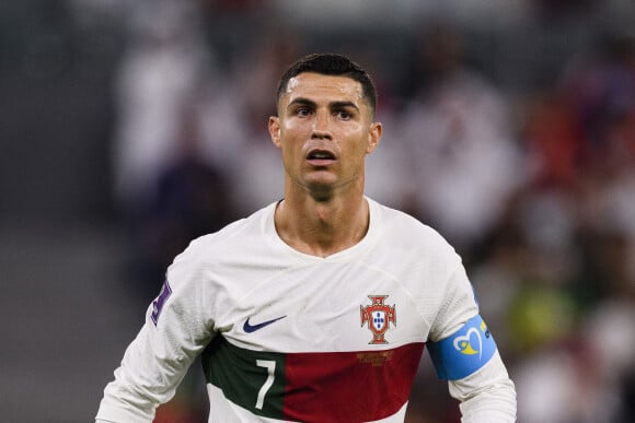 Cristiano Ronaldo - C.Ronaldo lors du match "Portugal - Corée du Sud" (1-2) lors de la Coupe du Monde 2022 au Qatar (FIFA World Cup Qatar 2022), le 2 décembre 2022.  C.Ronaldo of Portugal during a match between South Korea and Portugal, valid for the group stage of the World Cup, held at Education City Stadium in Doha, Qatar. December 2nd, 2022. 