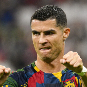 CRISTIANO RONALDO (POR) - Match "Portugal - Uruguay (2-0)" lors de la Coupe du Monde 2022 au Qatar, le 28 novembre 2022.  Match "Portugal - Uruguay (2-0)" at the 2022 World Cup in Qatar (FIFA World Cup Qatar 2022). November 28th, 2022. 