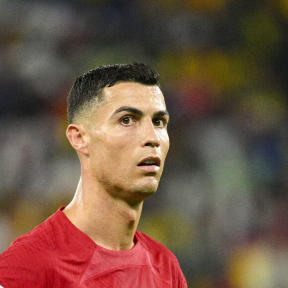 CRISTIANO RONALDO (POR) lors du match de football du groupe H opposant le Portugal au Ghana lors de la coupe du Monde au stade 974 à Doha au Qatar, le 24 novembre 2022. Le Portugal a gagné 3-2. © Jean-Baptiste Autissier/Panoramic/Bestimage  FIFA World Cup Qatar 2022 Group H match between Portugal and Ghana at 974 Stadium in Doha, Qatar, on November 24, 2022. Portugal won 3-2. 