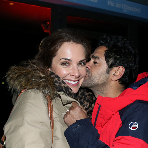 Mélissa Theuriau et son mari Jamel Debbouze - Soirée spéciale "Jamel Comedy Club" dans le cadre du 20ème festival de Comédie à l'Alpe d'Huez, le 18 Janvier 2017. © Dominique Jacovides/Bestimage