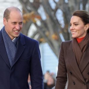 Le prince de Galles William et Kate Catherine Middleton, princesse de Galles, en visite sur le port de Boston, à l'occasion de leur déplacement officiel aux Etats-Unis. Le 1er décembre 2022 