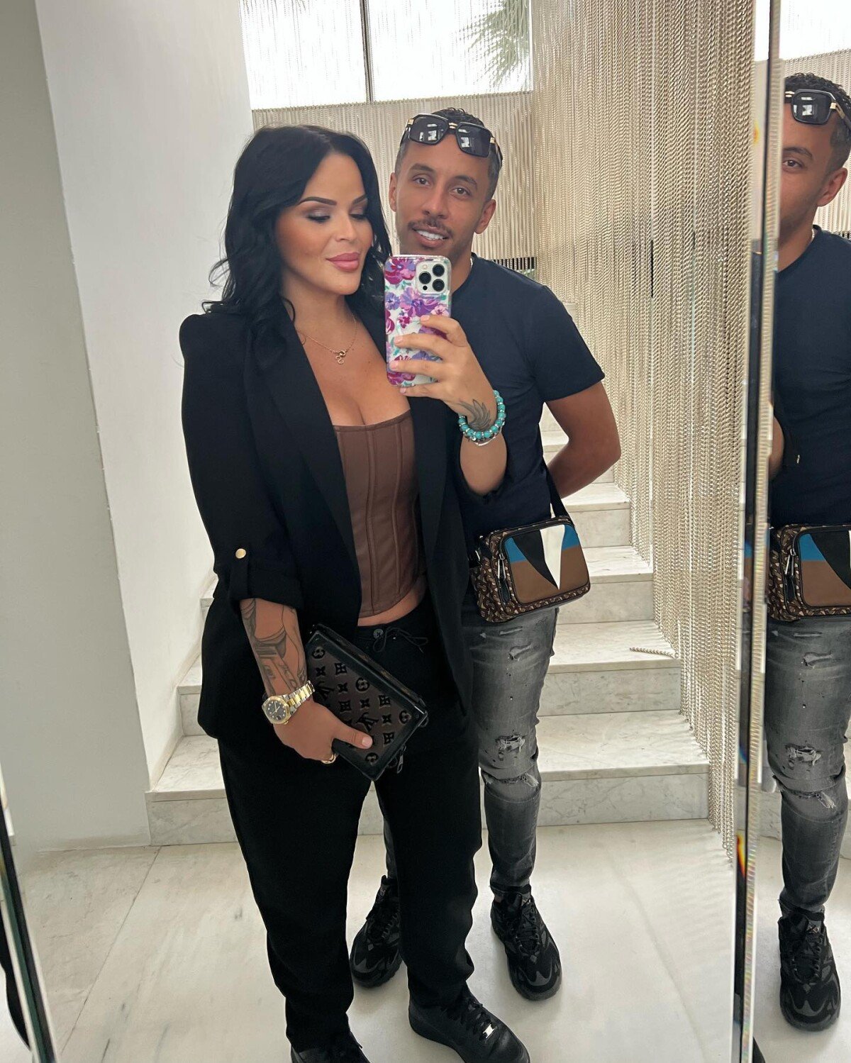 Photo Sarah Fraisou avec son mari Mehdi Purepeople