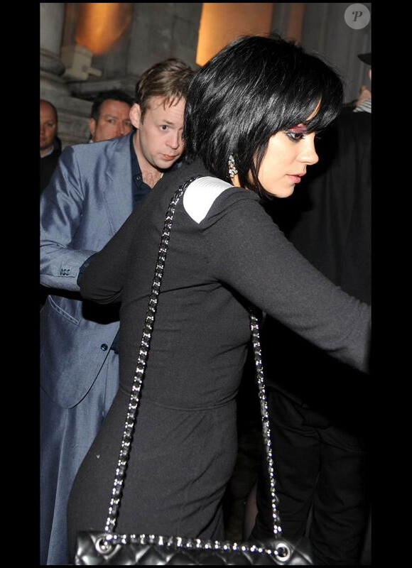 Lily Allen à l'afterparty des Brit Awards. 17/02/2010