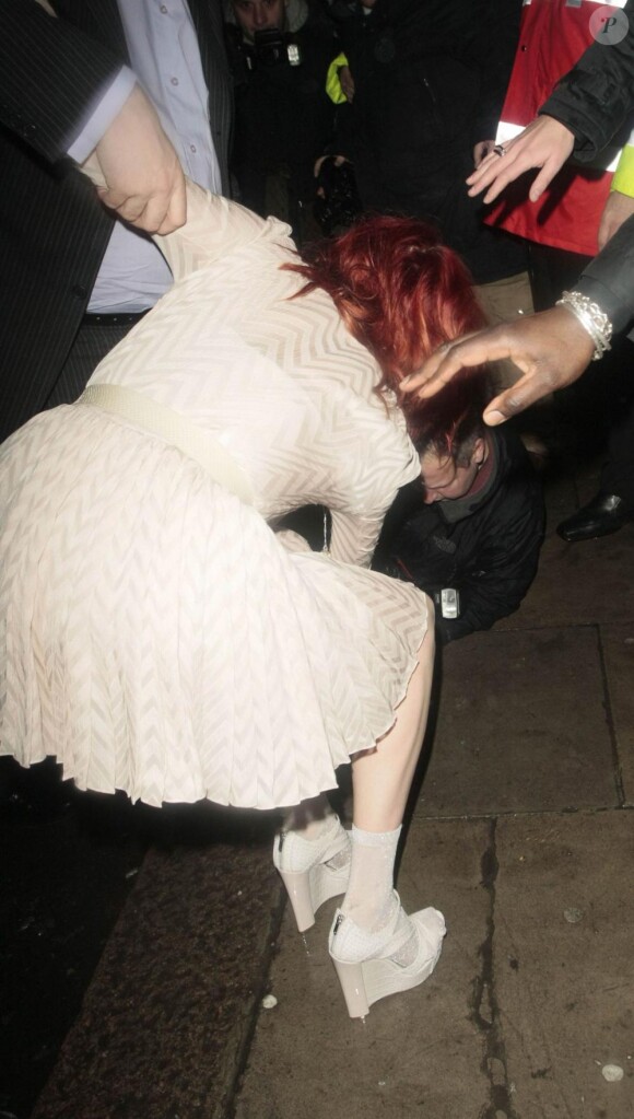 Florence Welch à l'afterparty des Brit Awards. 17/02/2010