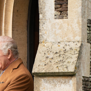 Charles III - La famille royale d'Angleterre assiste au service religieux de Noël à l'église St Mary Magdalene à Sandringham, Norfolk le 25 décembre 2022. 
