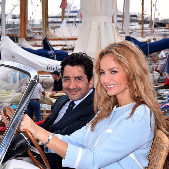 Info du 27 décembre 2022 - Adriana Karembeu divorce d'Aram Ohanian - Adriana Karembeu et son mari André (Aram) Ohanian sont au Yacht Club de Monaco dans le cadre de la 12 ème Monaco Classic Week à Monaco le 10 septembre 2015. 