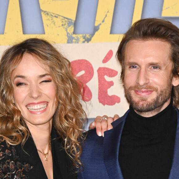 Elodie Fontan et son compagnon Philippe Lacheau - Avant-première du film "Super-héros malgré lui" au cinéma Le Grand Rex à Paris le 31 janvier 2022. © Coadic Guirec/Bestimage