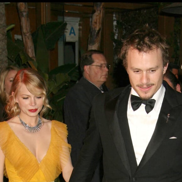 Heath Ledger et Michelle Williams - Soirée Vanity Fair après la cérémonie es Oscars 2006.