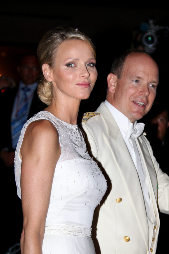 Soirée à l'occasion du mariage religieux du prince Albert II de Monaco et de la princesse Charlène le 2 juillet 2011