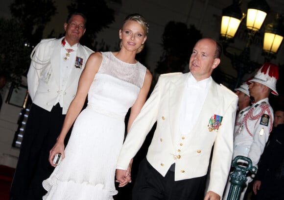 Soirée à l'occasion du mariage religieux du prince Albert II de Monaco et de la princesse Charlène le 2 juillet 2011