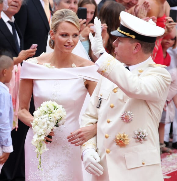 Mariage religieux du prince Albert II de Monaco et de la princesse Charlène Wittstock le 2 juillet 2011