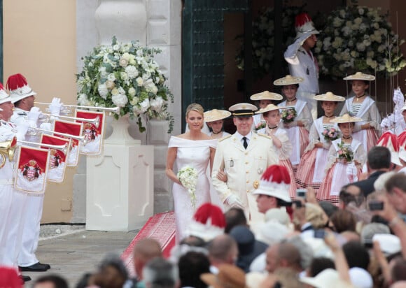 Mariage religieux du prince Albert II de Monaco et de la princesse Charlène Wittstock le 2 juillet 2011