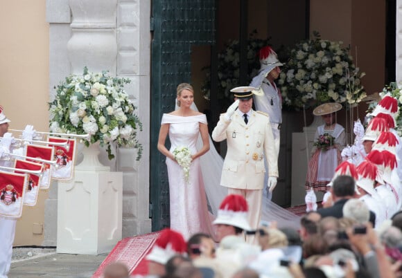 Mariage religieux du prince Albert II de Monaco et de la princesse Charlène Wittstock le 2 juillet 2011