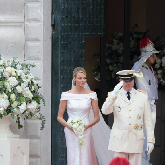 Mariage religieux du prince Albert II de Monaco et de la princesse Charlène Wittstock le 2 juillet 2011
