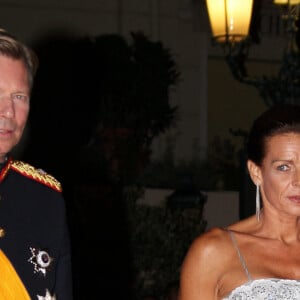 Le grand duc Henri de Luxembourg et la princesse Stéphanie de Monaco - Soirée à l'occasion du mariage religieux d'Albert II de Monaco et de la princesse Charlène, le 2 juillet 2011