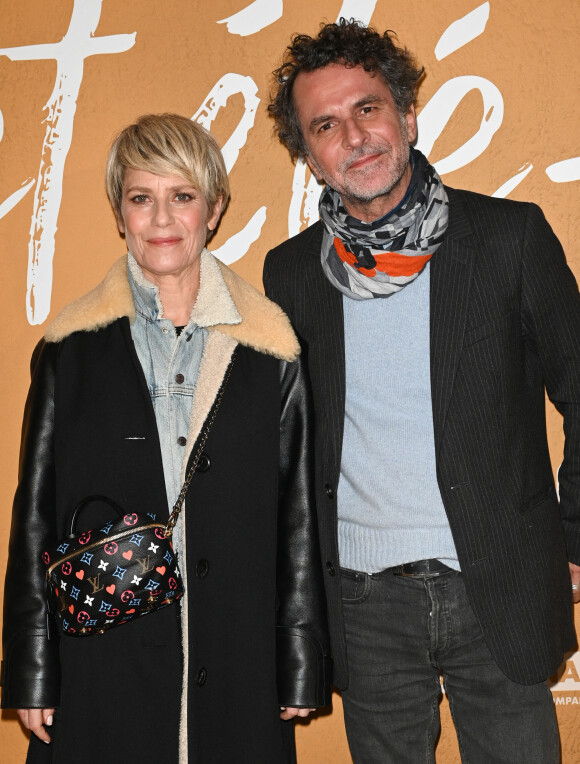 Marina Foïs et Eric Lartigau - Avant-première du film "Cet été-là" au cinéma Pathé Wepler à Paris le 3 janvier 2022. © Coadic Guirec/Bestimage