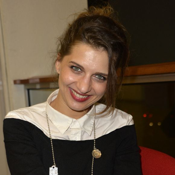 Amandine Bourgeois - Lancement de la campagne des Pères Noël verts par le Secours Populaire à la maison de la Radio à Paris, le 7 décembre 2015. Cet événement est aussi l'occasion de clôturer en beauté les 70 ans du Secours Populaire. © Veeren/Bestimage