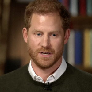 Bande-annonce de l'interview du prince Harry, duc de Sussex, par Anderson Cooper pour l'émission "60 Minuts" qui sera diffusée le 8 janvier 2023, deux jours avant la sortie de l'autobiographie du prince "Spare" ("Le Suppléant").