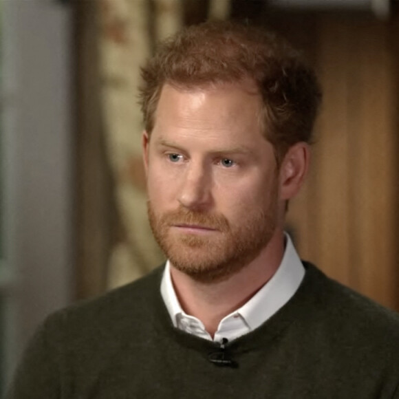 Bande-annonce de l'interview du prince Harry, duc de Sussex, par Anderson Cooper pour l'émission "60 Minuts" qui sera diffusée le 8 janvier 2023, deux jours avant la sortie de l'autobiographie du prince "Spare" ("Le Suppléant").