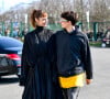Exclusif - Louise Bourgoin - Sorties du défilé Balenciaga Automne/Hiver 2022/2023 lors de la Fashion Week de Paris au Bourget à Paris, le 6 mars 2022. © Da Silva-Perusseau/Bestimage