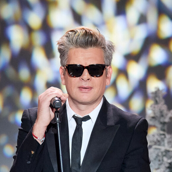 Exclusif - Benjamin Biolay lors de l'enregistrement d'un Grand show de Noël "Christmas Show" imaginé par B.Biolay avec une pléiade d'artistes prestigieux au Casino de Paris, France, le 29 septembre 2022, diffusé sur Canal+, le 21 décembre 2022.. © Cyril Moreau/Bestimage