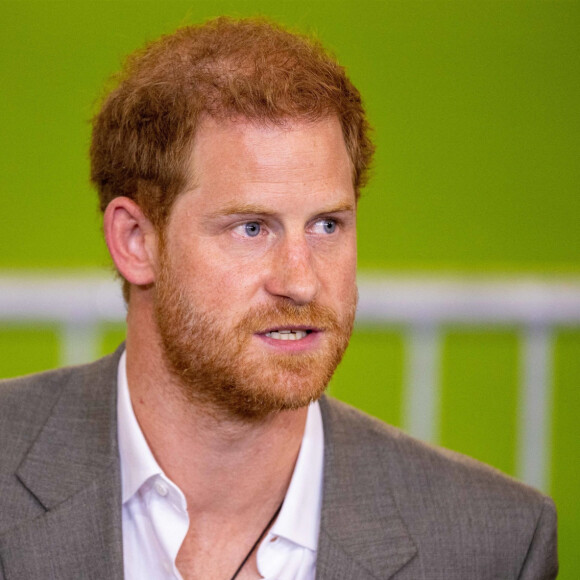 Le prince Harry, duc de Sussex, lors d'une conférence de presse pour l'événement Invictus Games Dusseldorf 2023 One Year to Go à Düsseldorf, Allemagne, le 6 septembre 2022. 