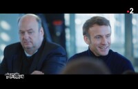Emmanuel Macron se confie sur son couple, sa différence d'âge avec Brigitte Macron dans "Les rencontres du Papotin" sur France 2.