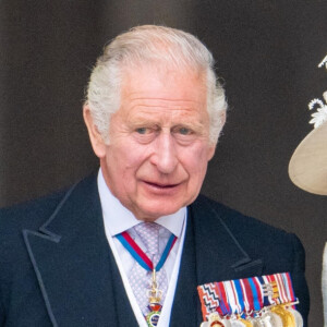 Le prince Charles, prince de Galles, et Camilla Parker Bowles, duchesse de Cornouailles - Les membres de la famille royale et les invités lors de la messe célébrée à la cathédrale Saint-Paul de Londres, dans le cadre du jubilé de platine (70 ans de règne) de la reine Elisabeth II d'Angleterre. Londres, le 3 juin 2022. 