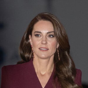 Catherine (Kate) Middleton, princesse de Galles - La famille royale à la sortie de la messe "Together at Christmas" à l'Abbaye de Westminster le 15 décembre 2022. 