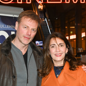 Exclusif - François Feroleto et sa compagne Valérie Karsenti - Avant-première du film "Sans Toi" au cinéma mk2 Bibliothèque à Paris le 10 janvier 2022. © Coadic Guirec/Bestimage )