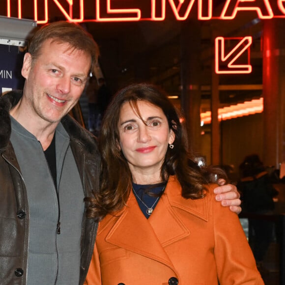 Exclusif - François Feroleto et sa compagne Valérie Karsenti - Avant-première du film "Sans Toi" au cinéma mk2 Bibliothèque à Paris le 10 janvier 2022. © Coadic Guirec/Bestimage 