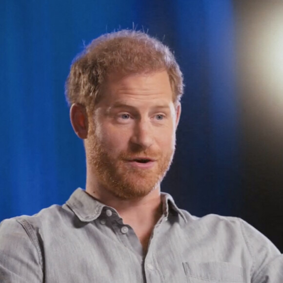 Le prince Harry réalise une série d'interviews sur le thème de la santé mentale avec Chloe Kim, Adam M.Grant et Blu Mendoza dans le cadre d'un film promotionnel pour sa start-up caritative "Better Up". © JLPPA/Bestimage 